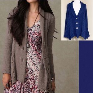 Free People Far Away Cable Knit Cardigan Medium